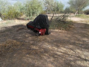 Equipment awaiting repair