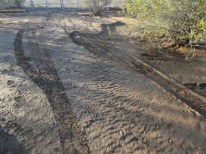 Gravel driveway